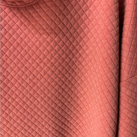 Southern Tide Quilted Pink Cowl Neck Sweatshirt - Picture 6 of 8